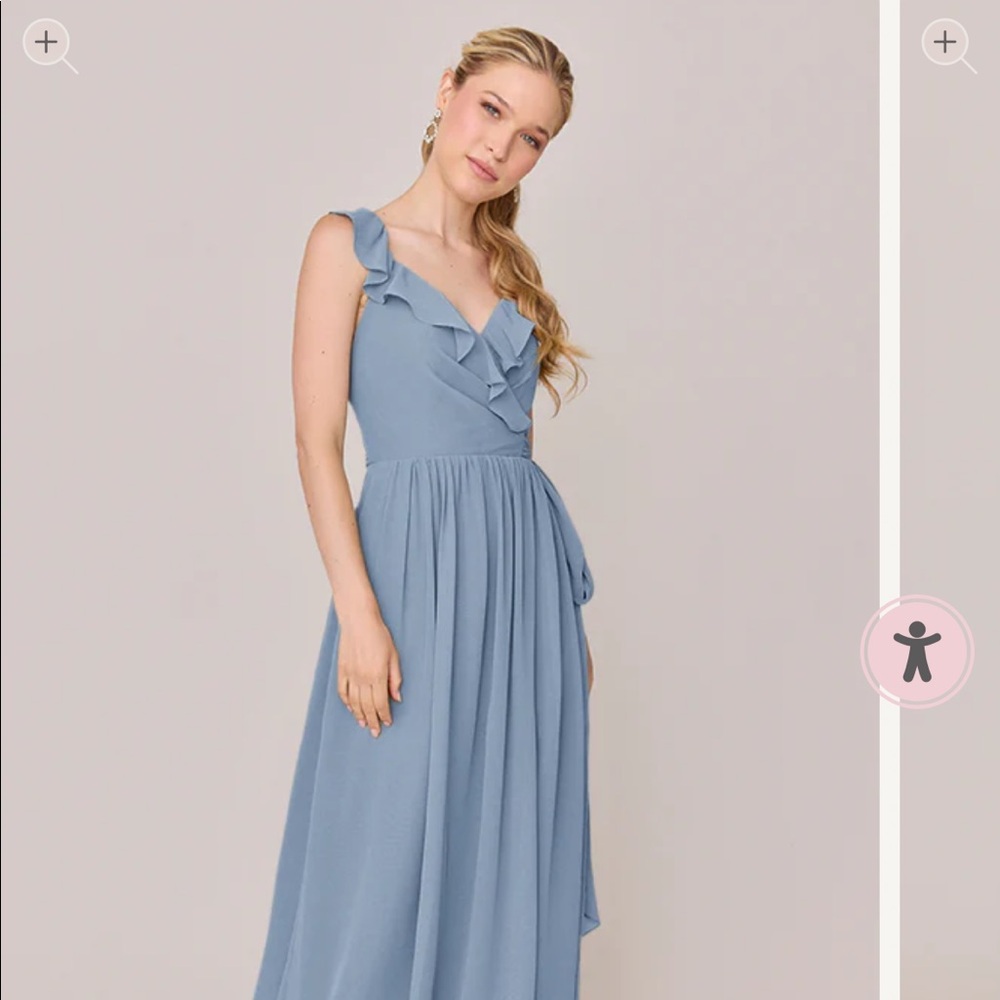 Revelry Valerie Chiffon Wrap Dress